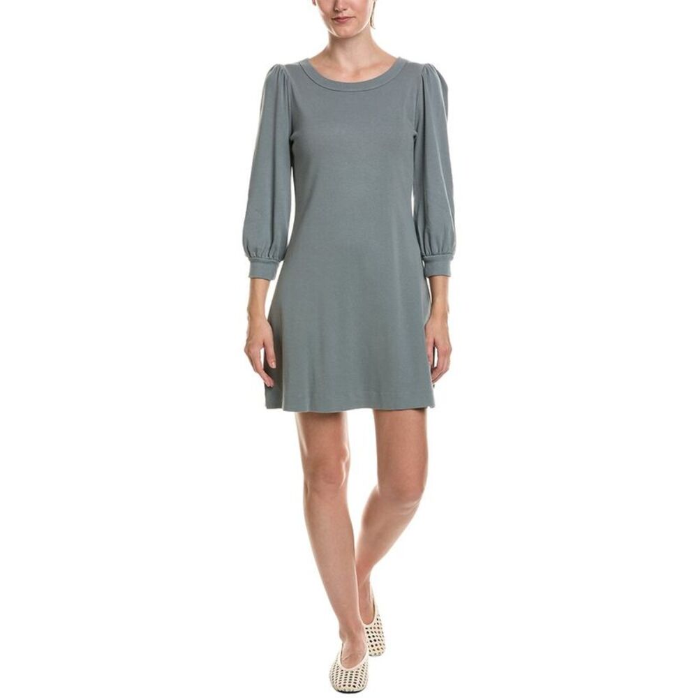 Michael Stars Womens Sinclair Puff Sleeve T-Shirt Dress